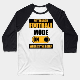 Pittsburgh Football Baseball T-Shirt